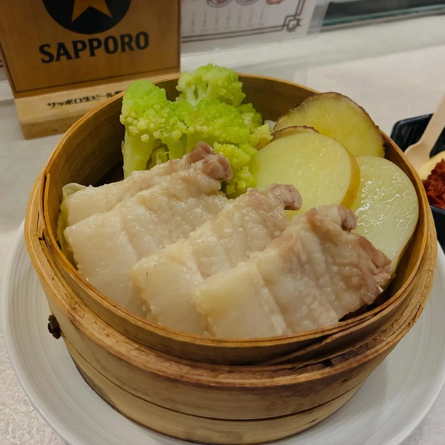 【旬野菜と塩麹豚のせいろ蒸し】もも吉/吉祥寺/日本酒/もも焼...