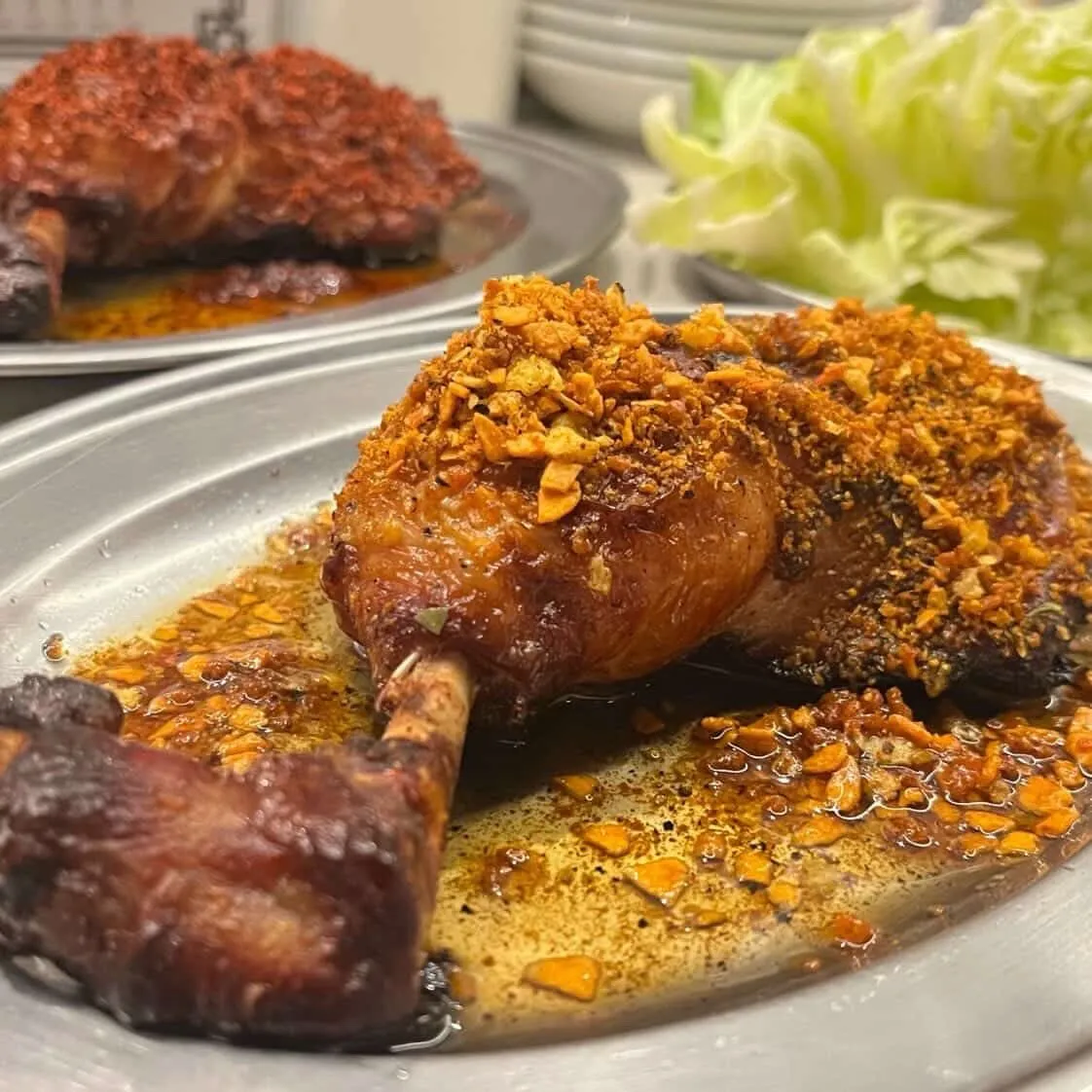 【骨付きもも焼き麻辣スパイス】もも吉/吉祥寺/日本酒/もも焼...