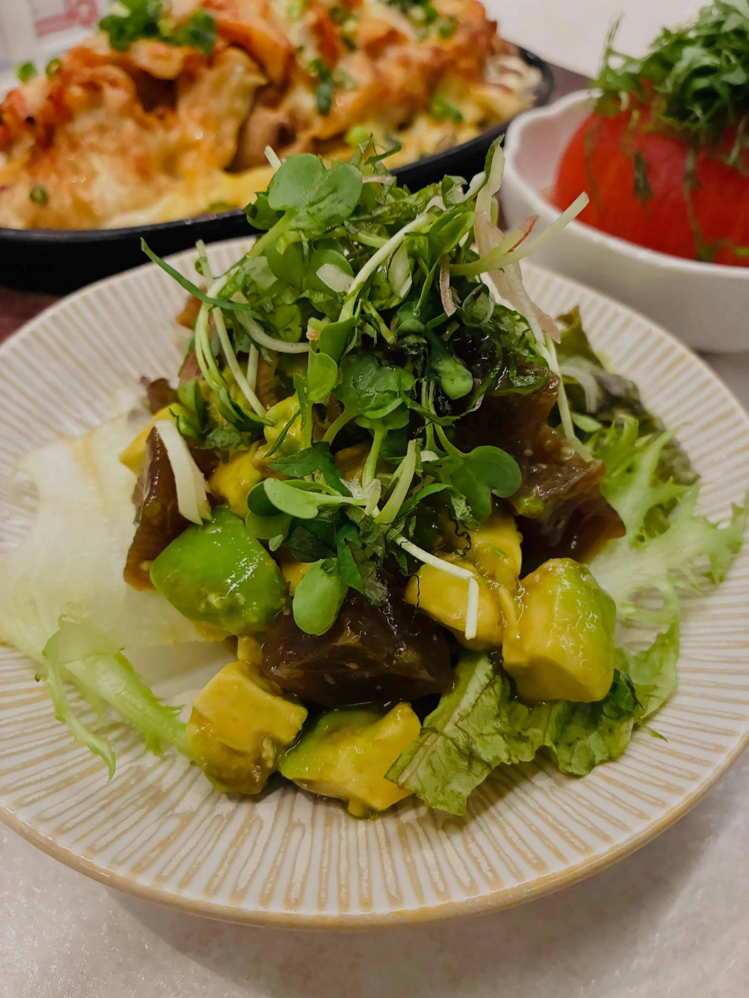 【漬け鰹とアボカドのポキ】もも吉/吉祥寺/日本酒/もも焼き/...