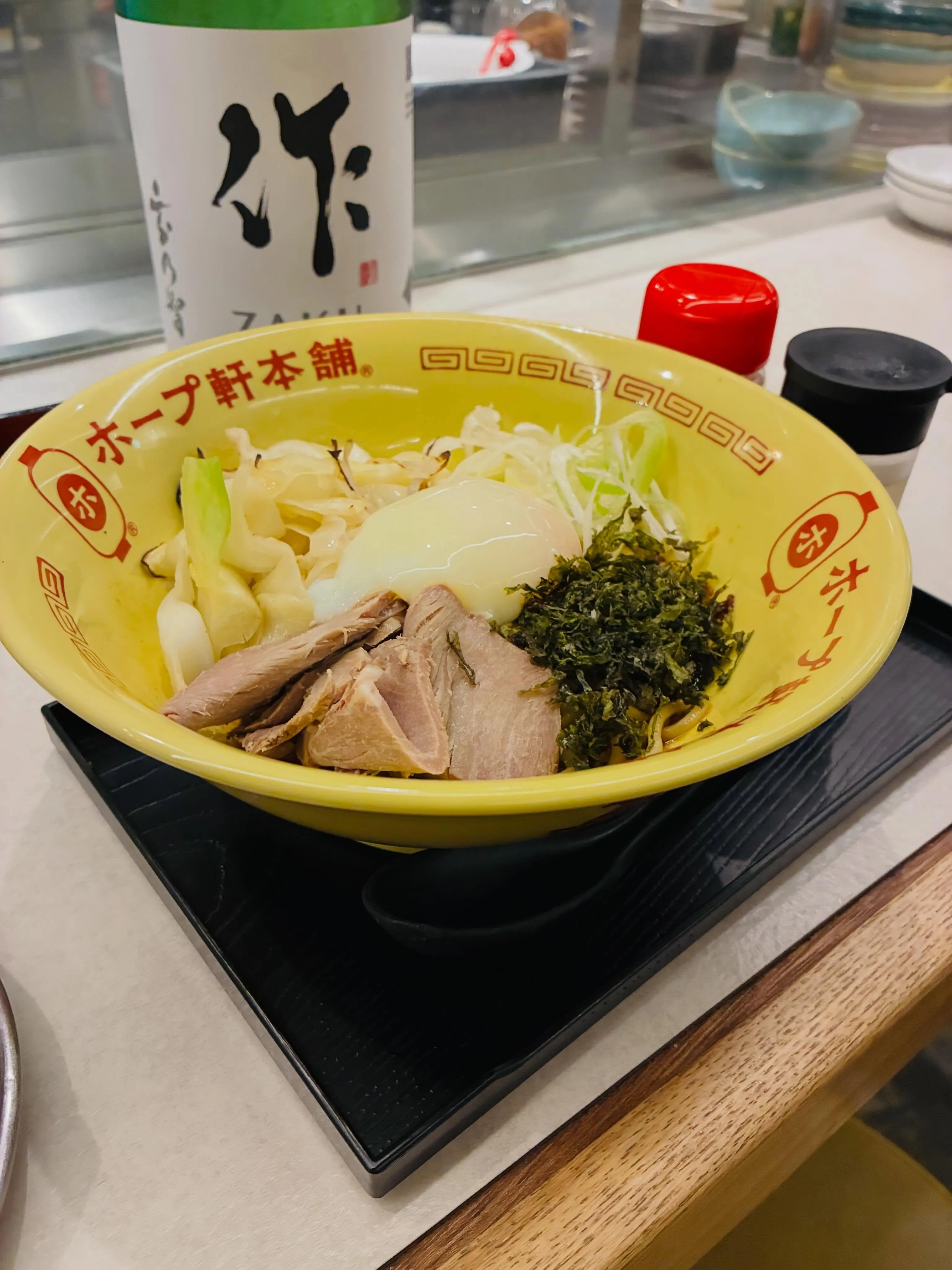 【温玉チャーシューまぜそば】もも吉/吉祥寺/日本酒/もも焼き...