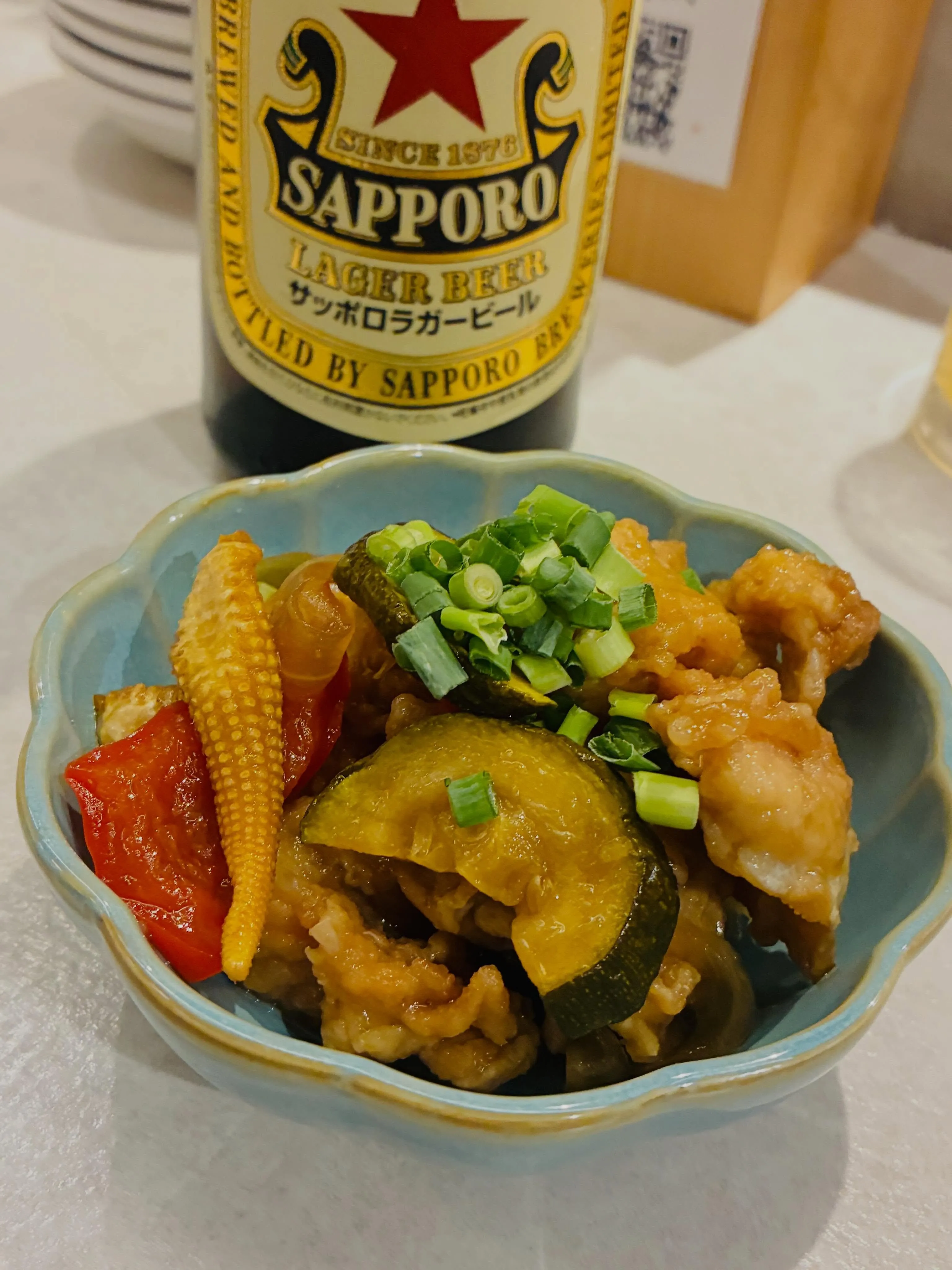 【夏野菜とヤゲンの黒酢南蛮漬け】もも吉/吉祥寺/日本酒/もも...