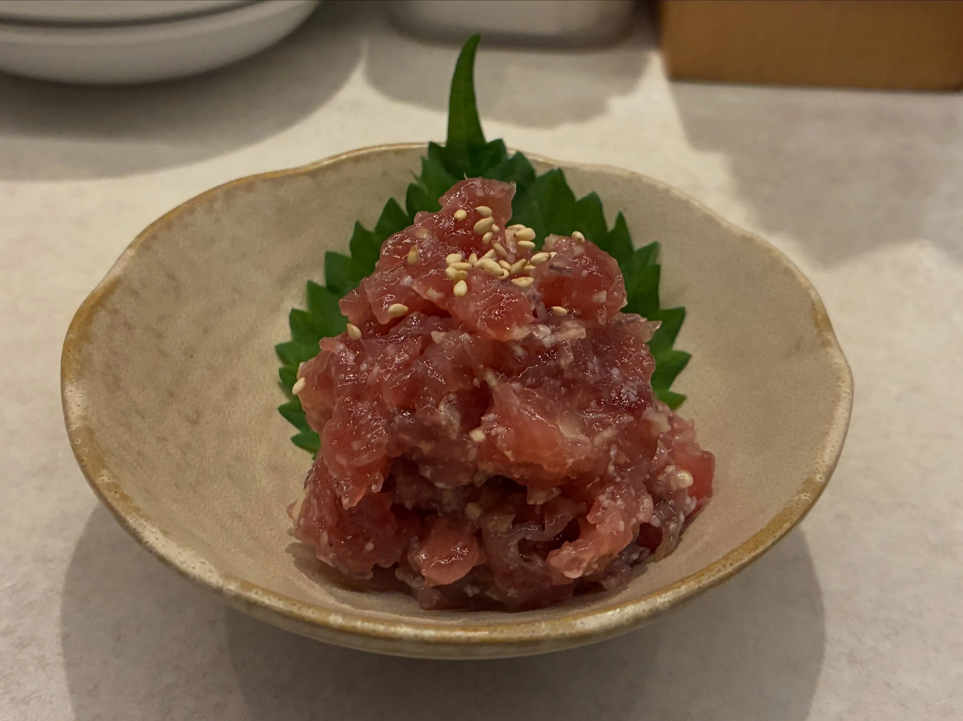 【鰹の塩麹なめろう】