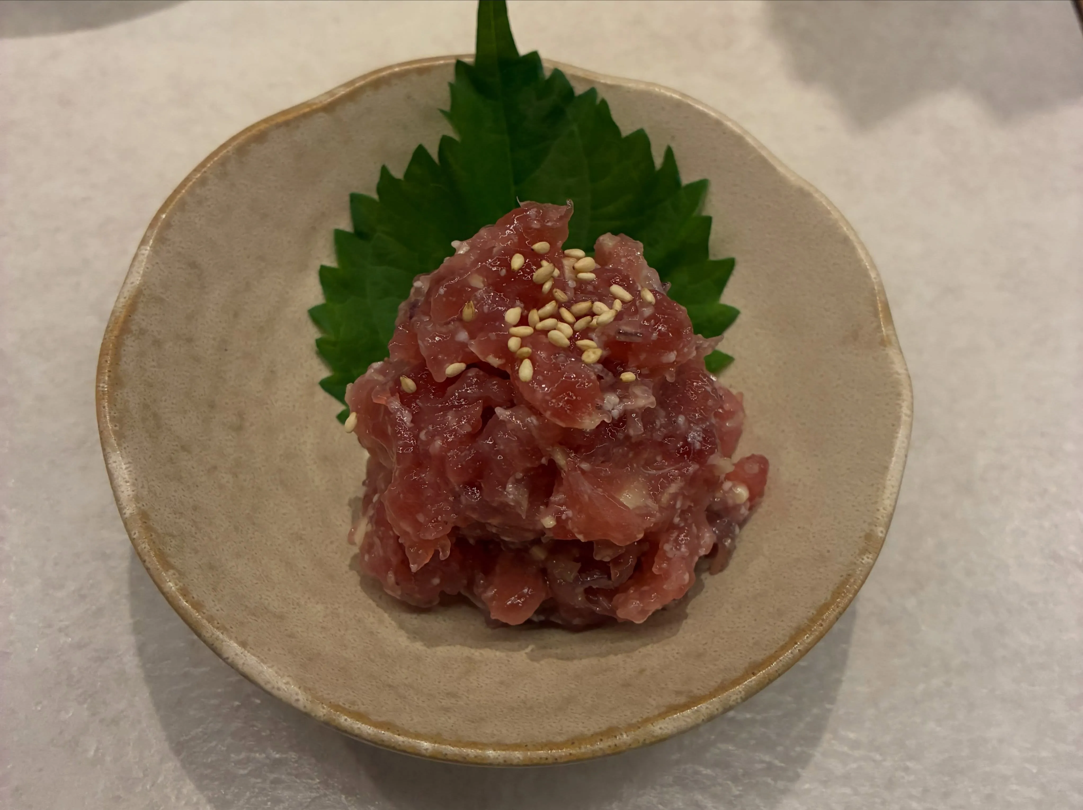 【鰹の塩麹なめろう】