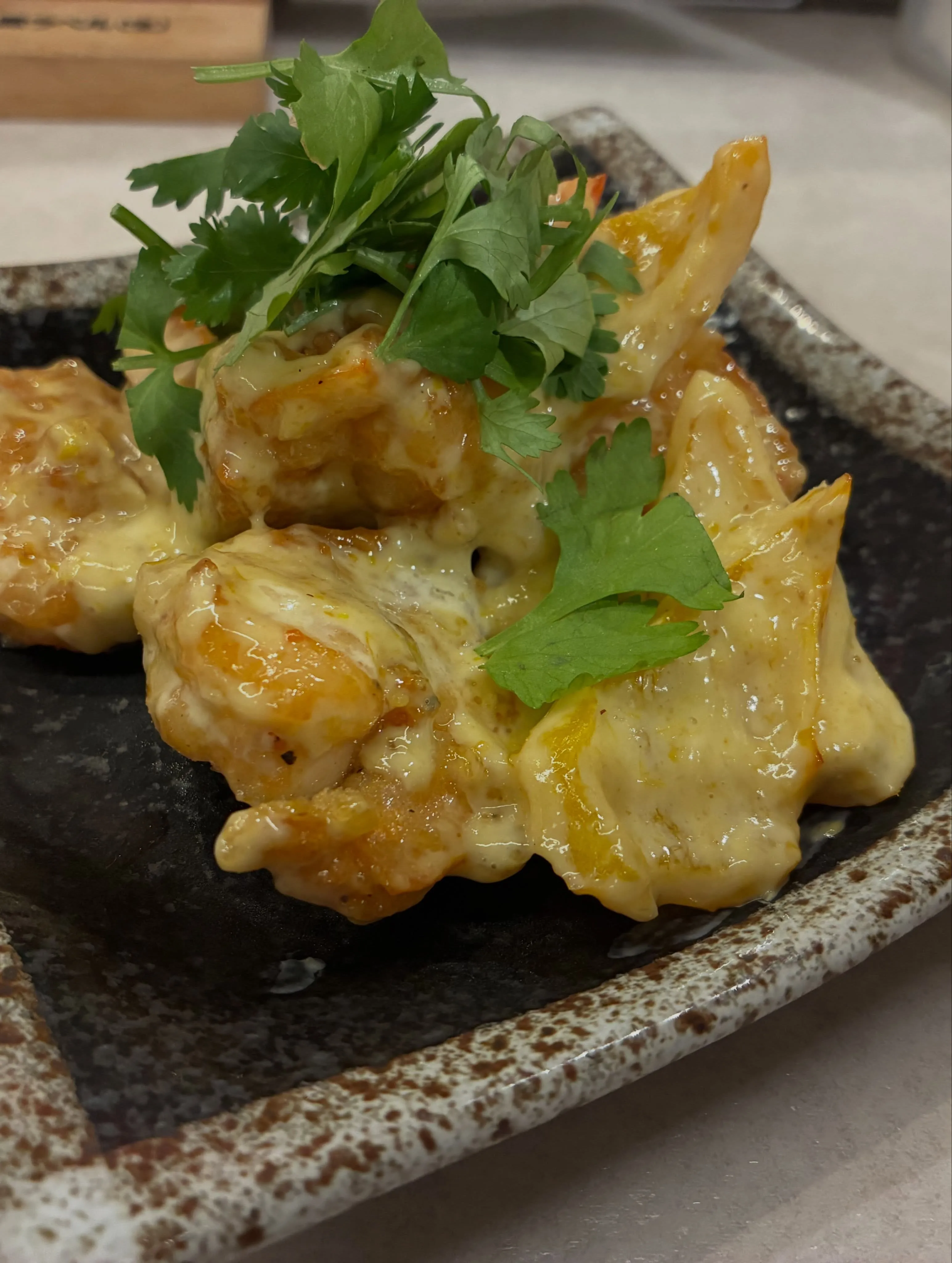 【グリーンカレー海老マヨ】
