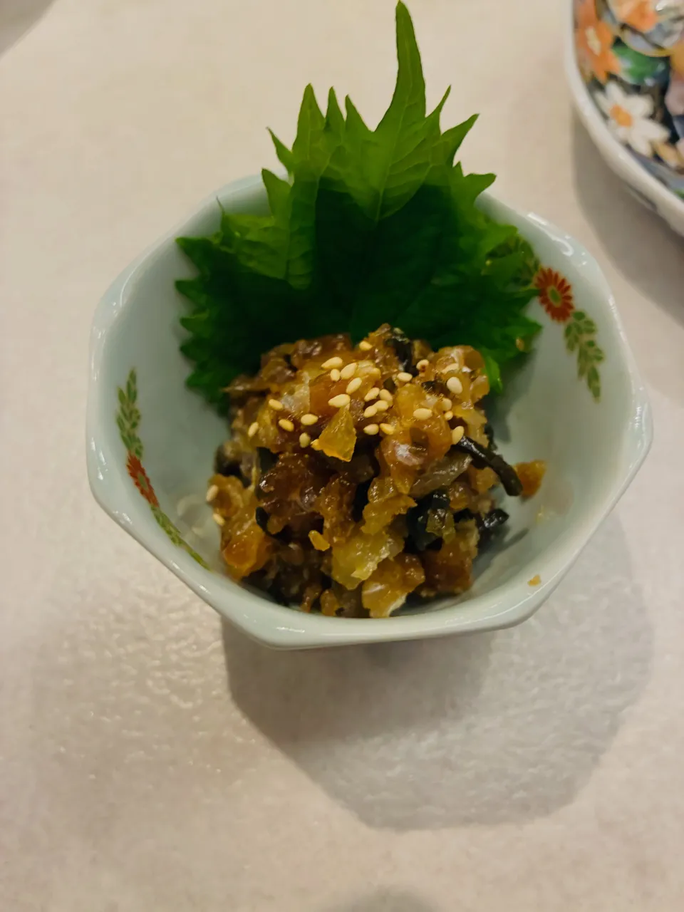 【真鯛と塩昆布のなめろう】